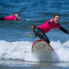 Zajęcia surfingu w Caparica