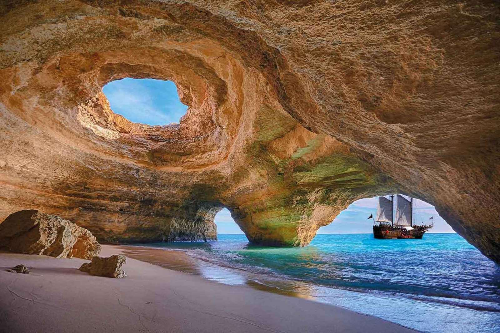 Z Lizbony: Algarve, Benagil Sea Cave & Lagos Całodniowa wycieczka