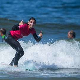 Zajęcia surfingu w Caparica