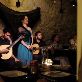 Lizbona: Pokaz fado i portugalska kolacja