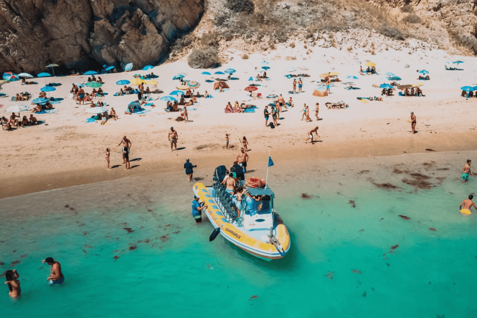 Taxi Boat Beach Ribeira do Cavalo