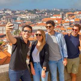 Z Lizbony: 1-dniowa wycieczka do Porto, Óbidos i Nazaré