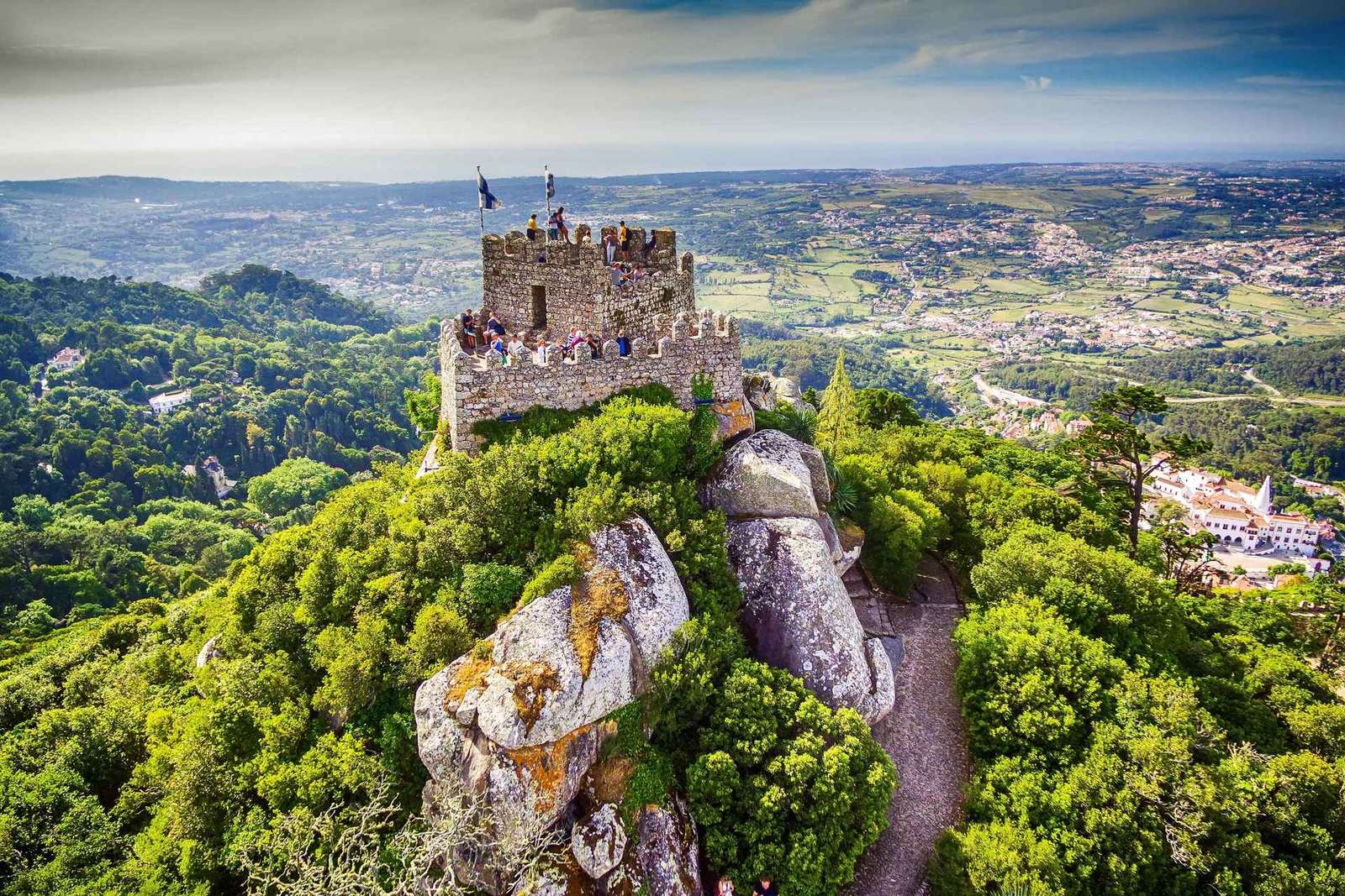 Sintra: Zamek Maurów Bilet wstępu bez kolejki