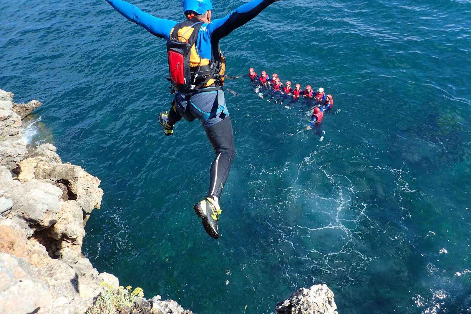 Arrábida: Setubal, Sesimbra Coasteering i wycieczka łodzią motorową