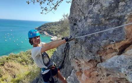 Lizbona: Via Ferrata w Parku Narodowym Arrábida w Setúbal