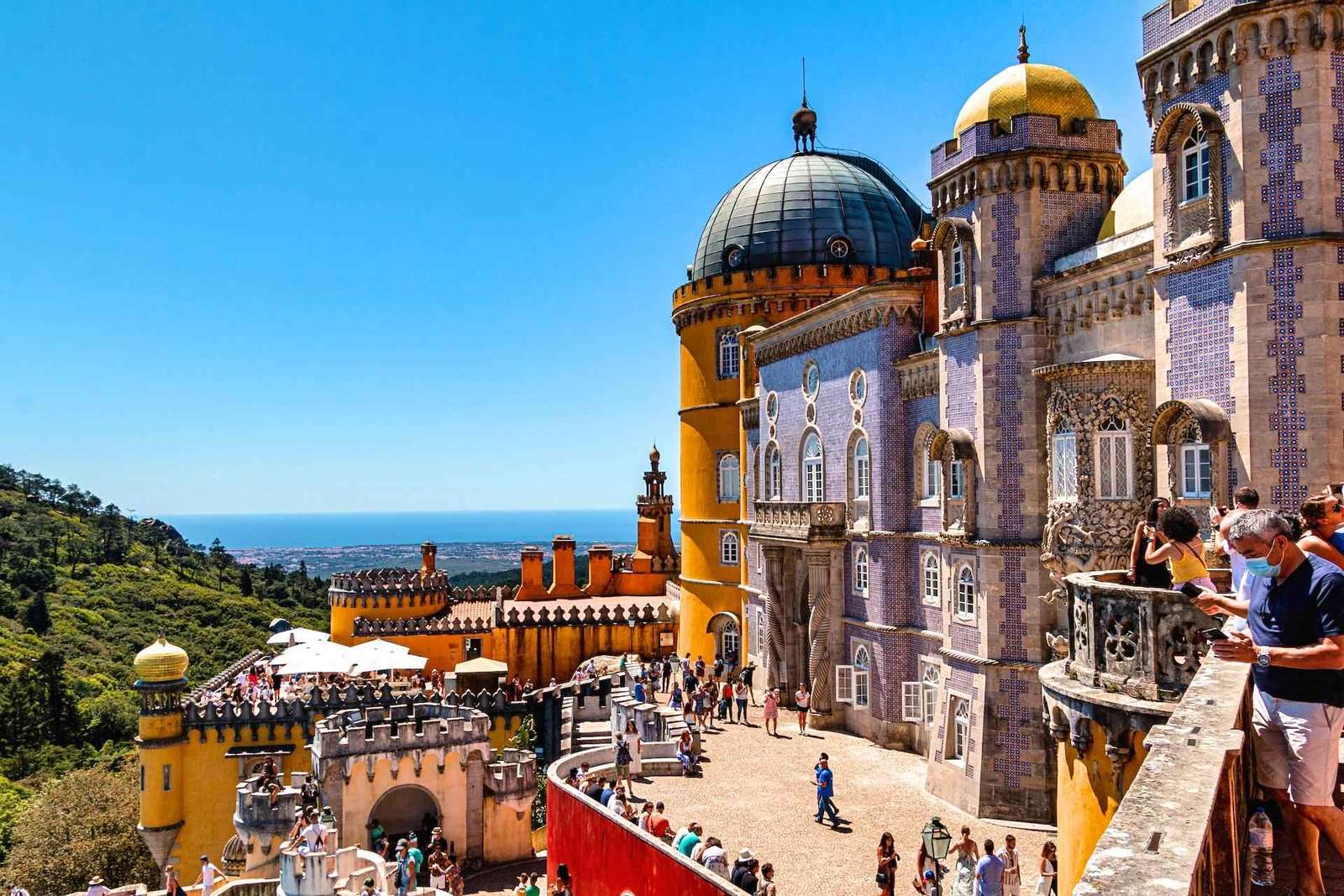 Lizbona: Sintra, Pena, wybrzeże Cabo da Roca i całodniowa wycieczka do Cascais